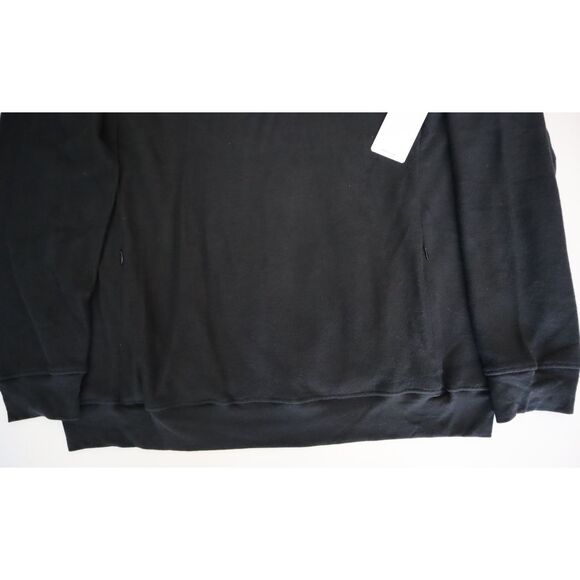 Alo Yoga M3109R Men's Sz 2XL Black The Triumph Tri-Blend Fleece Hoodie - Picture 5 of 14